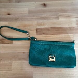 Dooney & Bourke Teal Wristlet